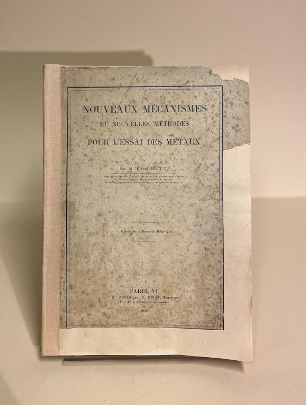 NOUVEAUX MÉCANISMES ET NOUVELLES MÉTHODES POUR L`ESSAI DES MÉTAUX