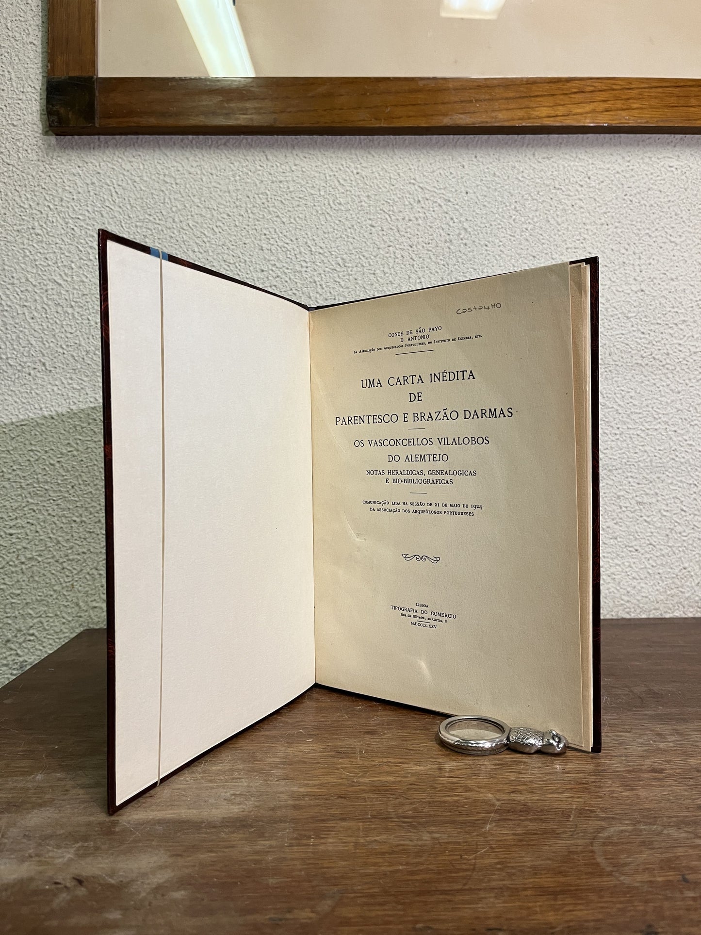 UMA CARTA INDÉDITA DE PARENTESCO E BRAZÃO DARMAS