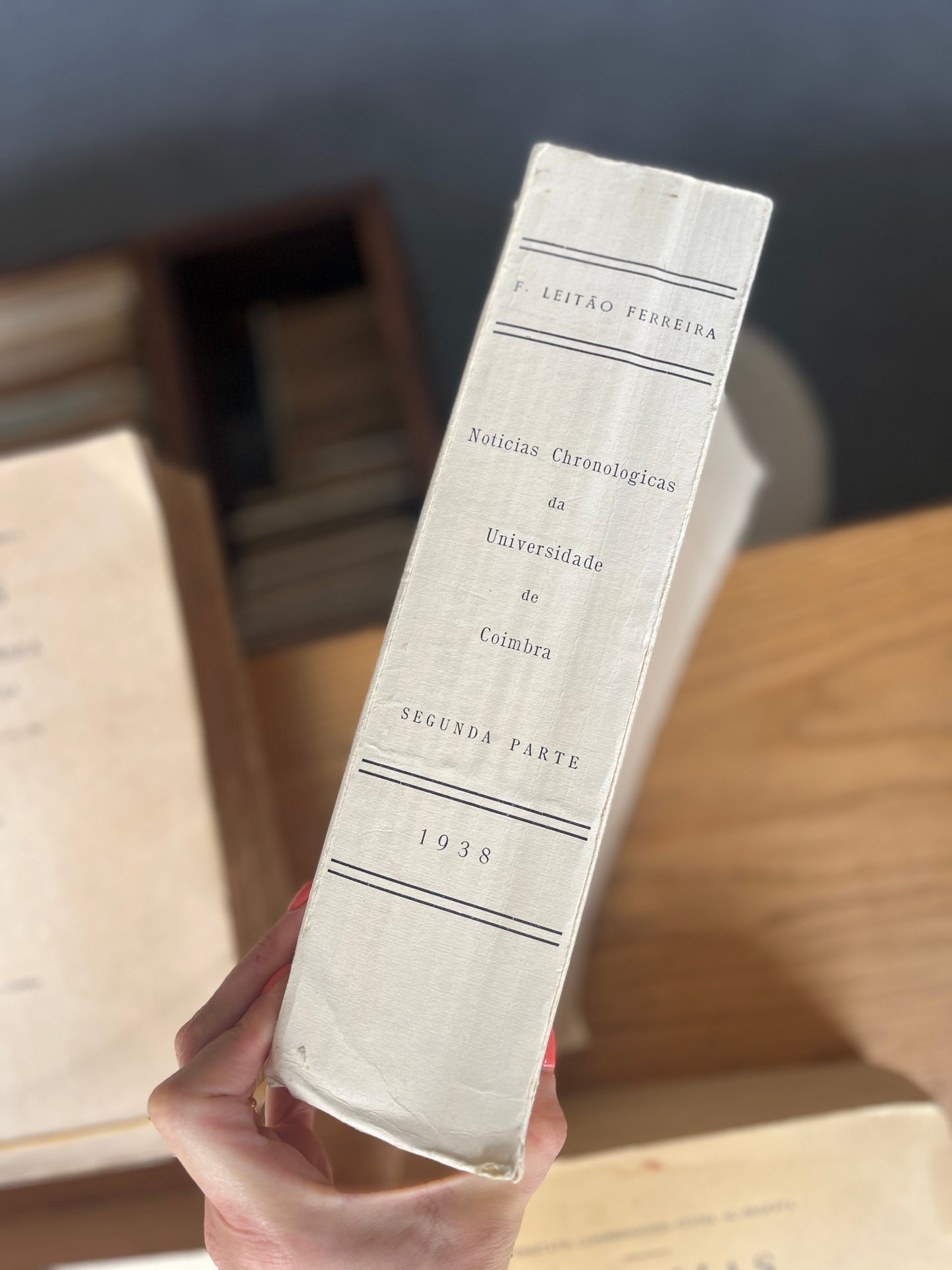 NOTICIAS CHRONOLOGICAS DA UNIVERSIDADE DE COIMBRA, 4 VOL.