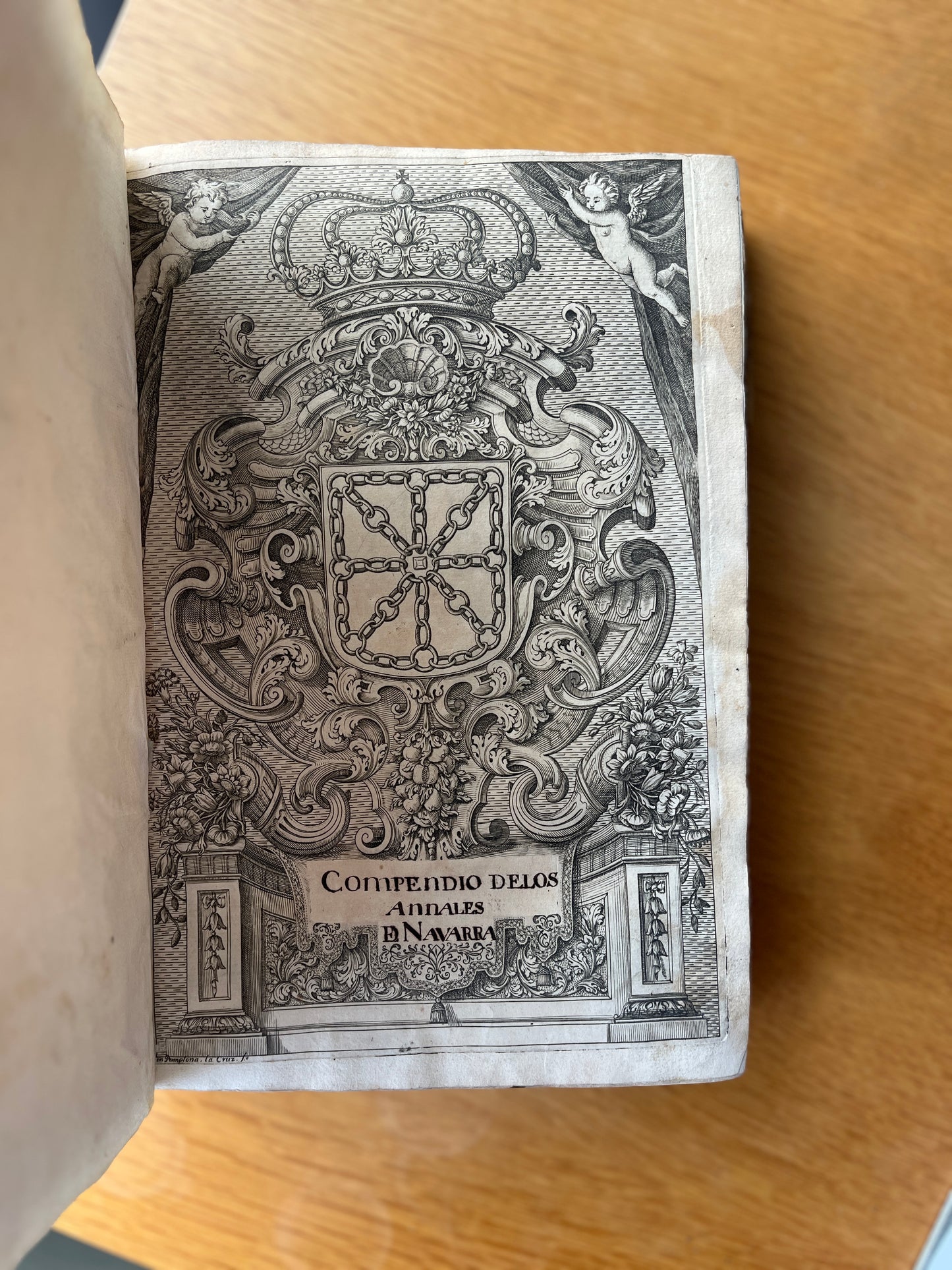 COMPENDIO DE LOS CINCO TOMOS DE LOS ANNALES DE NAVARRA