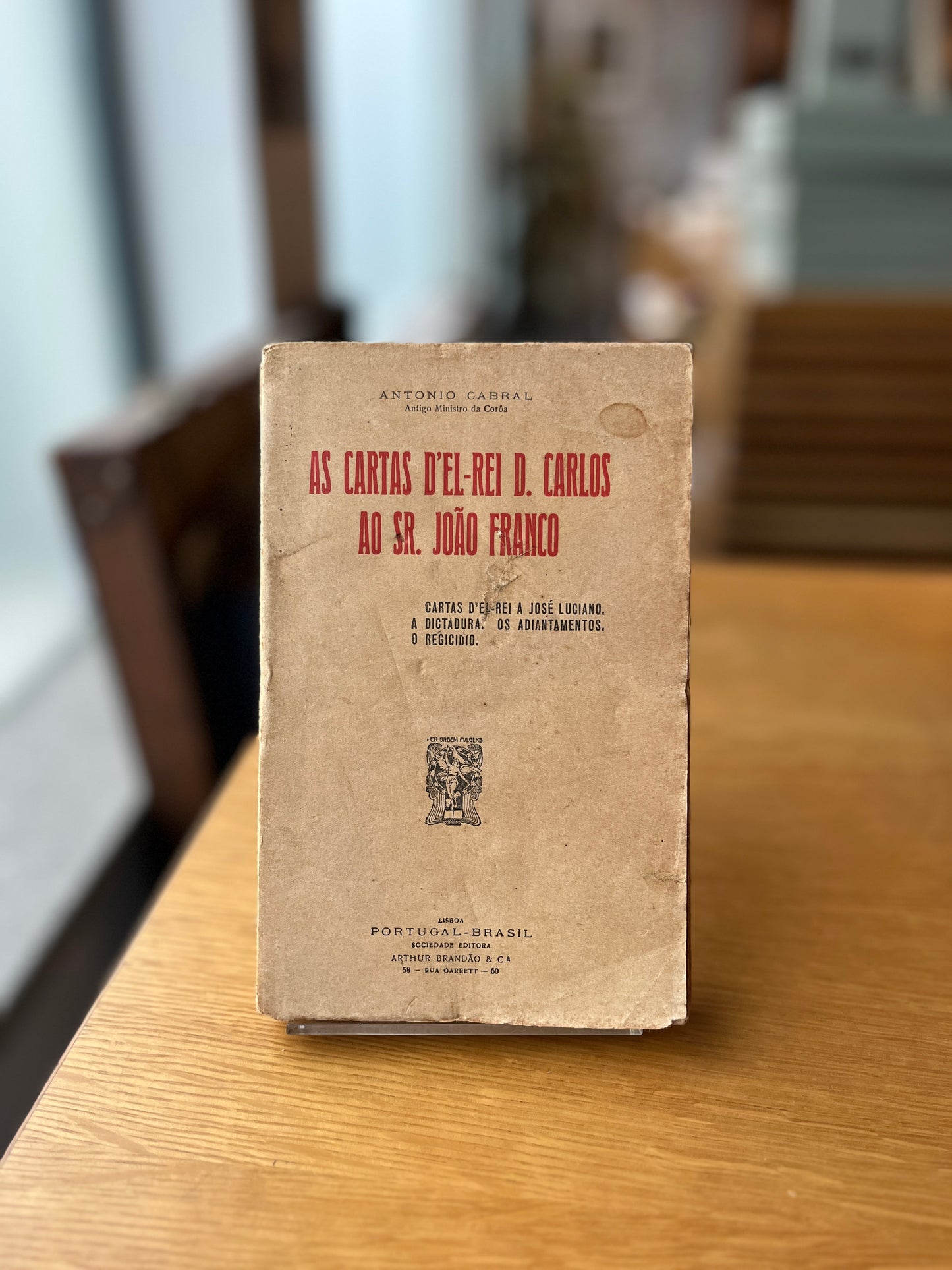 AS CARTAS D`EL- REI D. CARLOS AO SR. JOÃO FRANCO