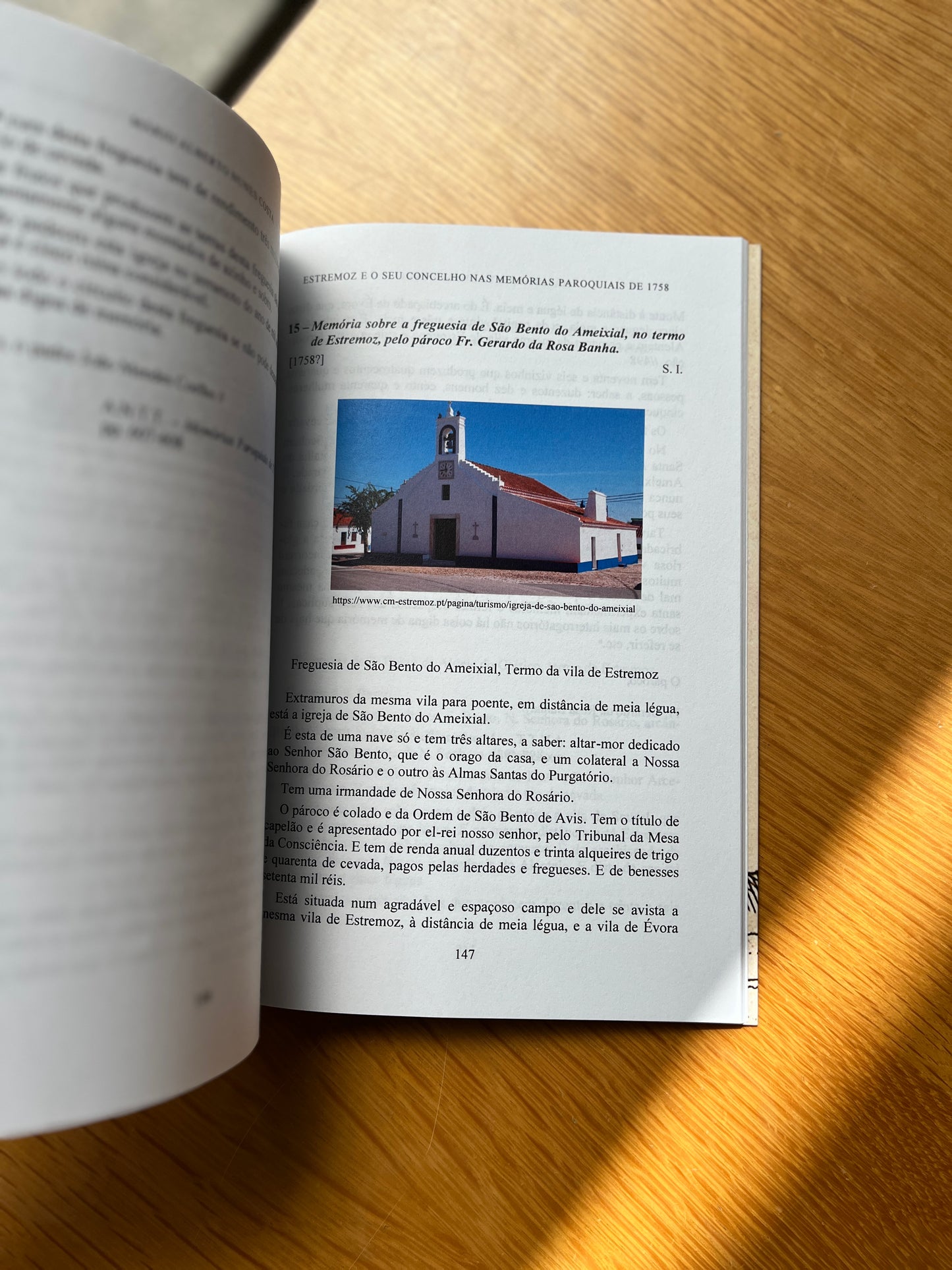 ESTREMOZ E O SEU CONCELHO NAS PARÓQUIAS DE 1758