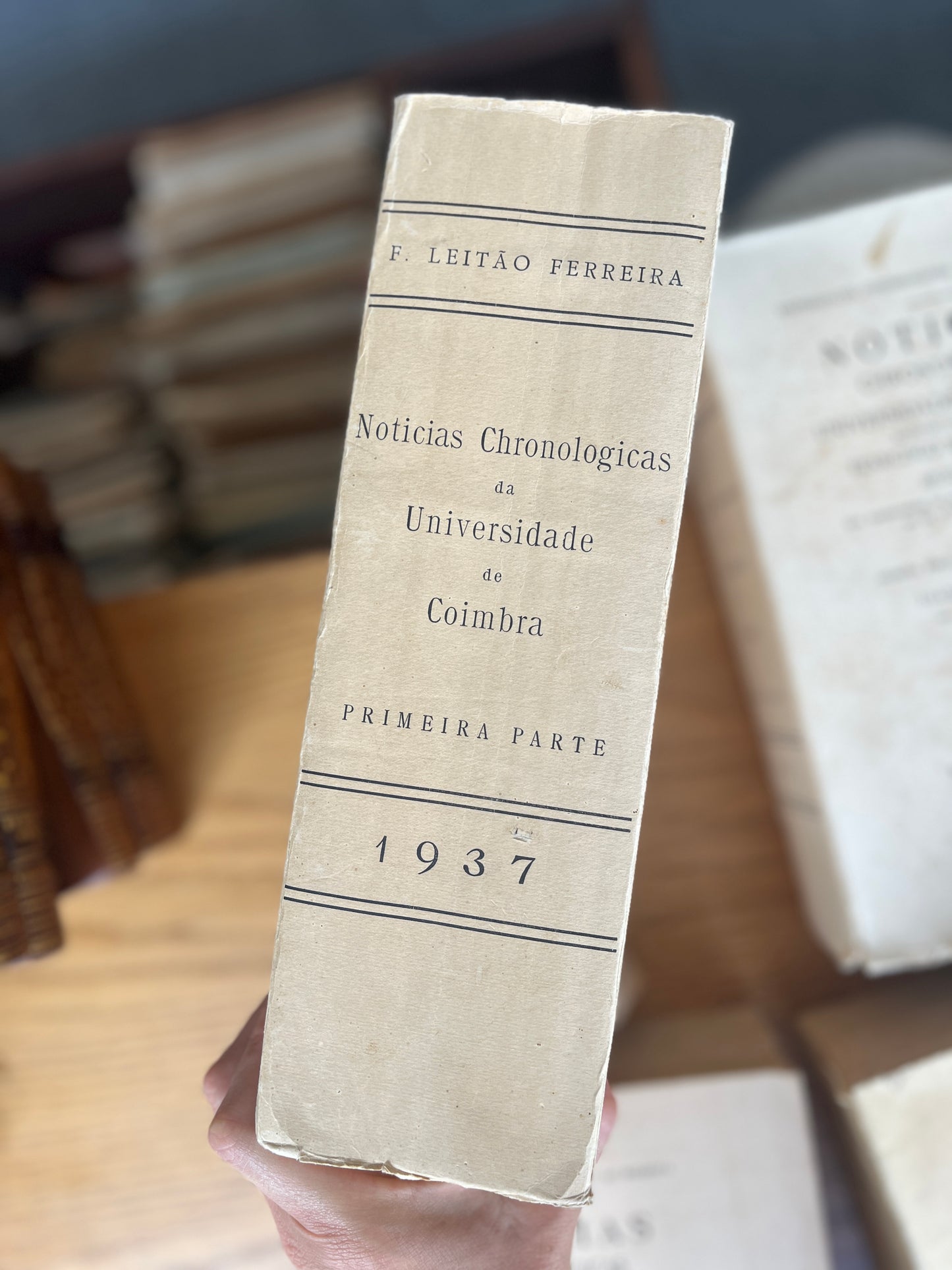 NOTICIAS CHRONOLOGICAS DA UNIVERSIDADE DE COIMBRA, 4 VOL.