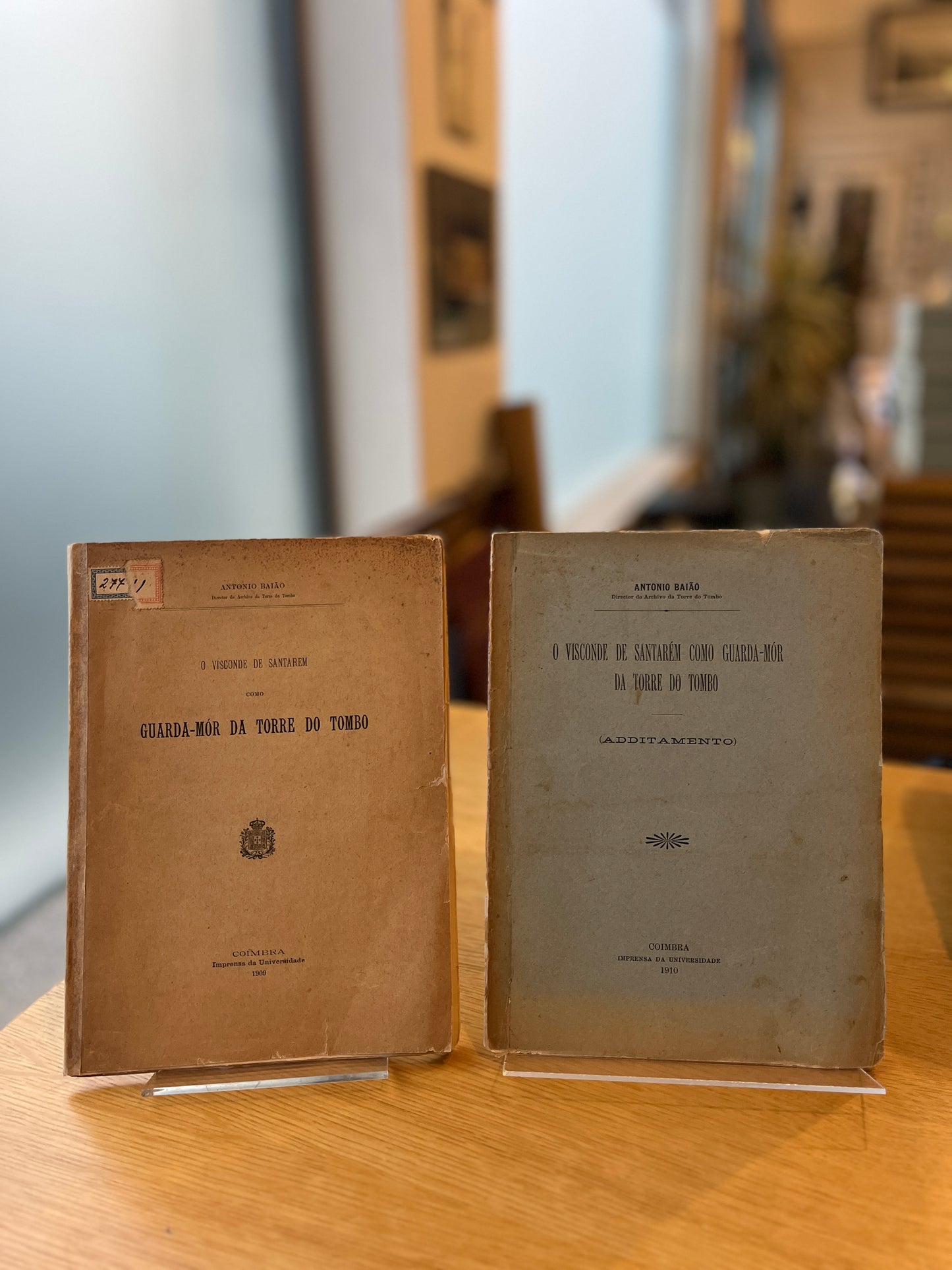 O VISCONDE DE SANTARÉM COMO GUARDA-MÔR DA TORRE DO TOMBO