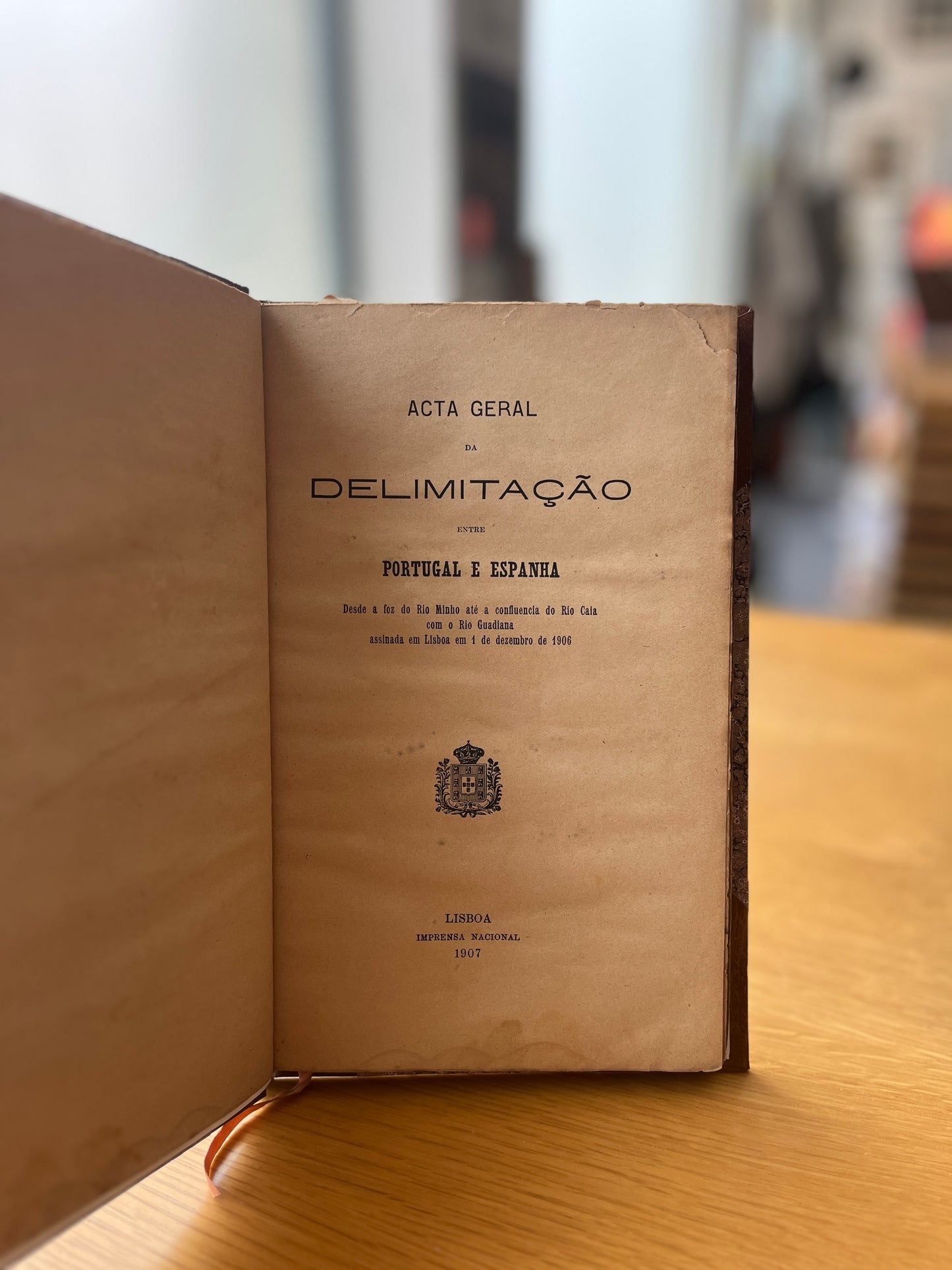 ACTA GERAL DA DELIMITAÇÃO ENTRE PORTUGAL E ESPANHA