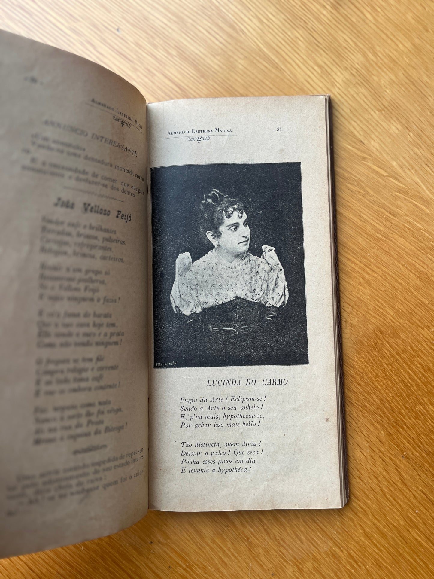 ALMANACH LANTERNA MAGICA PARA 1904