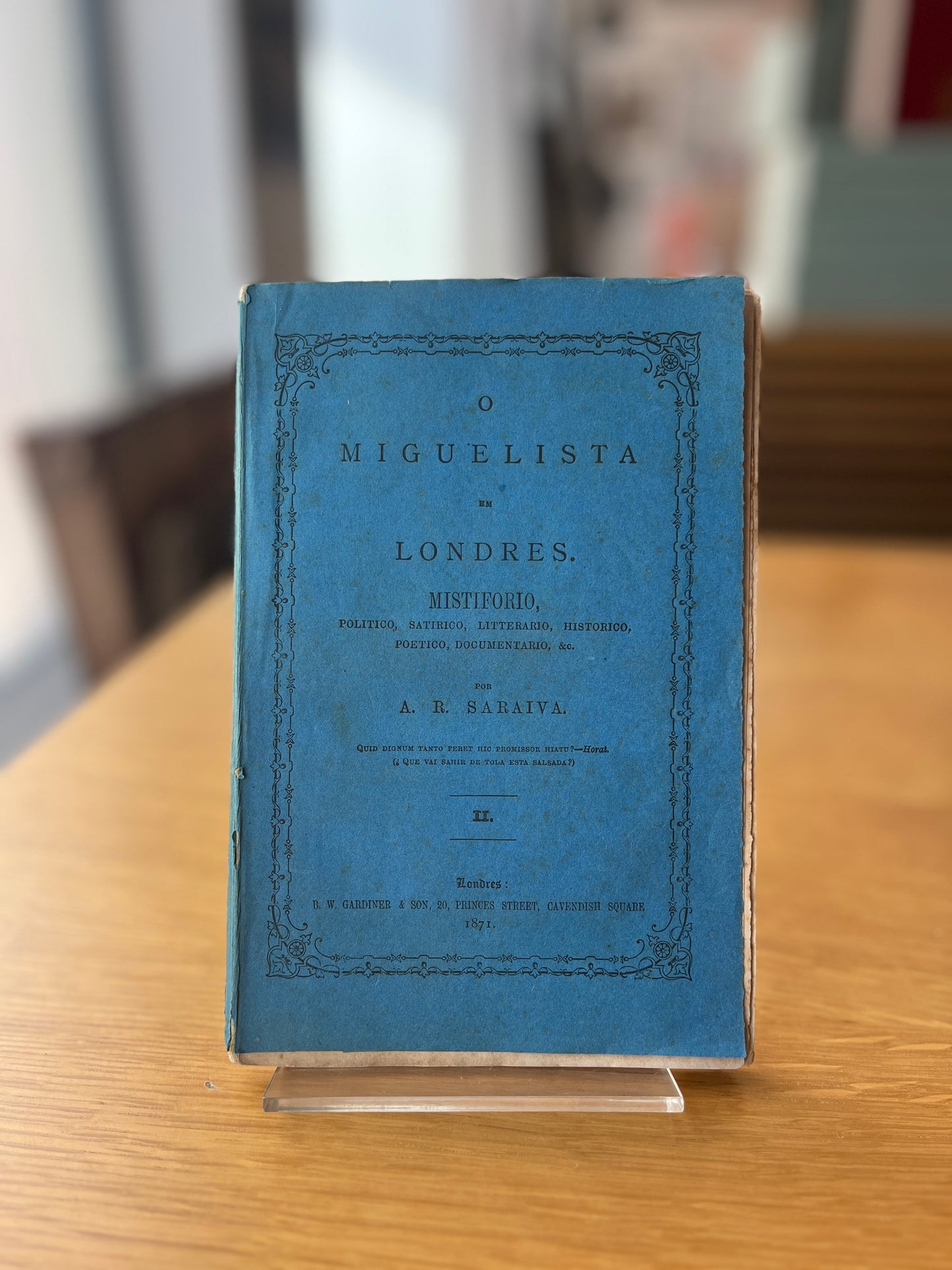 O MIGUELISTA EM LONDRES