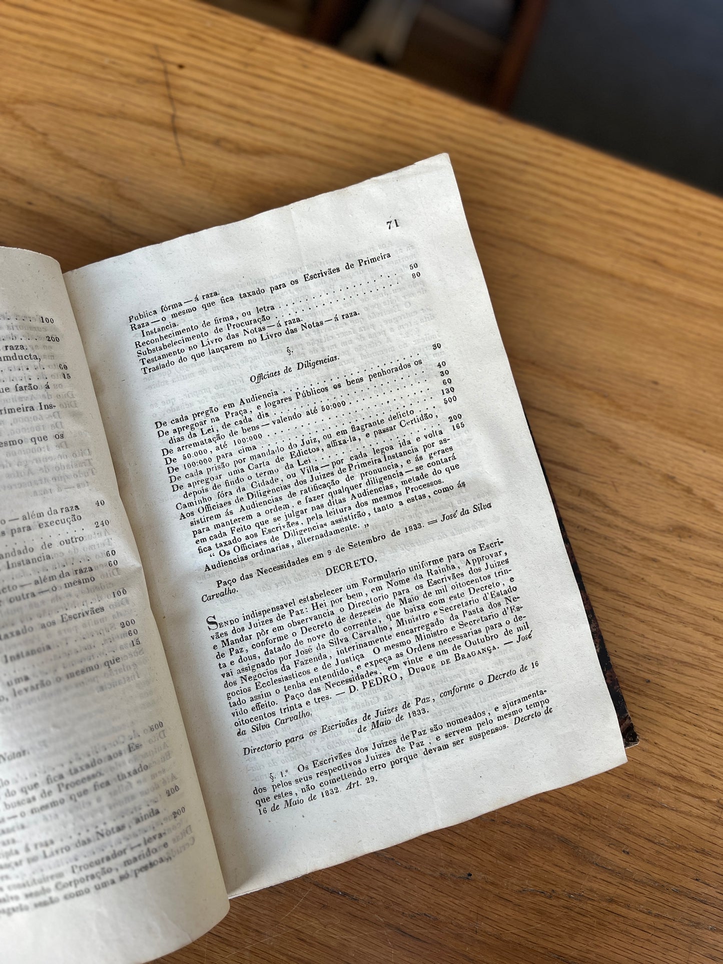 COLLECÇÃO DE DECRETOS E REGULAMENTOS MANDADOS PUBLICAR POR SUA MAGESTADE IMPERIAL O REGENTE DO REINO