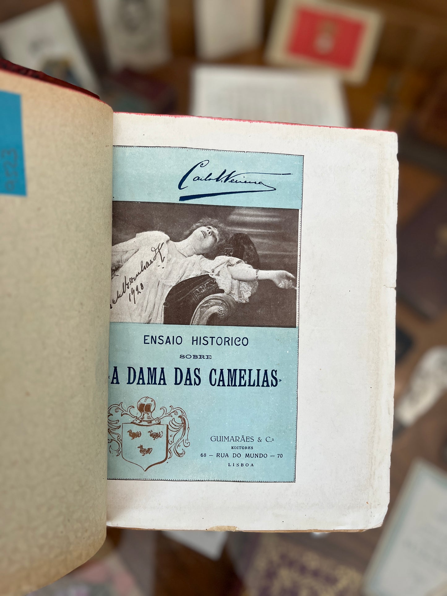 ENSAIO HISTORICO SOBRE "A DAMA DAS CAMÉLIAS"
