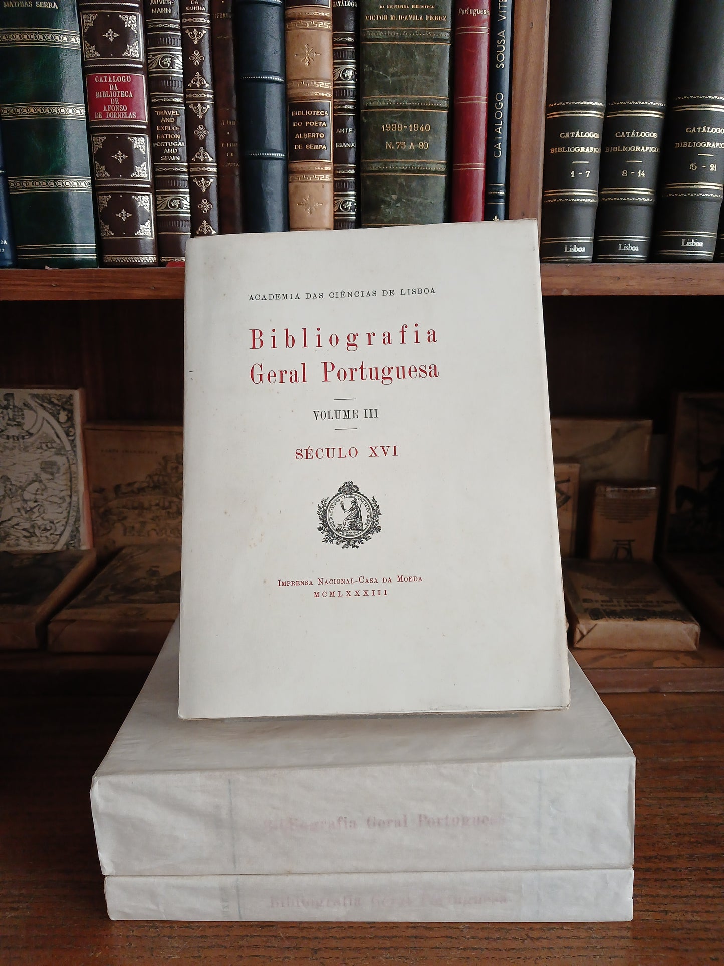 BIBLIOGRAFIA GERAL PORTUGUESA, SÉCULO XV, XVI, 3 VOL.