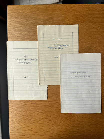 CONJUNTO DE MANUSCRITOS REFERENTES A FR. MATHEUS ANTÓNIO DOS SANTOS