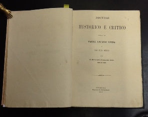 DISCURSO HISTORICO E CRITICO