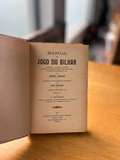 MANUAL DO JOGO DO BILHAR