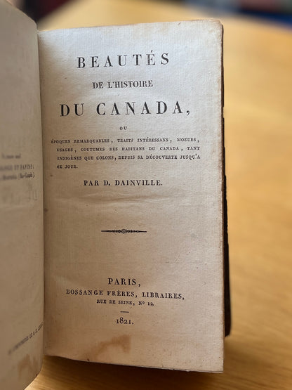 BEAUTÉS DE L`HISTOIRE DU CANADA