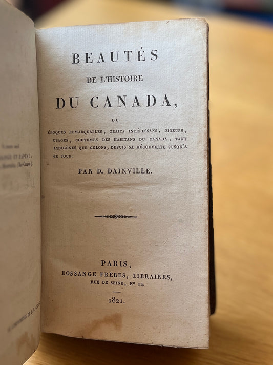 BEAUTÉS DE L`HISTOIRE DU CANADA