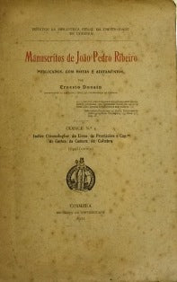 MANUSCRITOS DE JOÃO PEDRO RIBEIRO