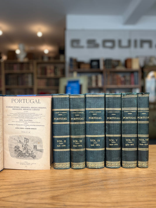 PORTUGAL - DICCIONARIO HISTORICO, COROGRAPHICO, HERALDICO, BIOGRAPHICO, BIBLIOGRAPHICO, NUMISMATICO E ARTISTICO