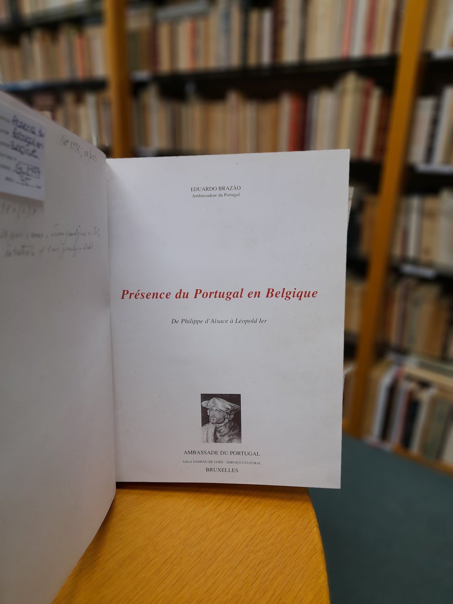 PRÉSENCE DU PORTUGAL EN BELGIQUE