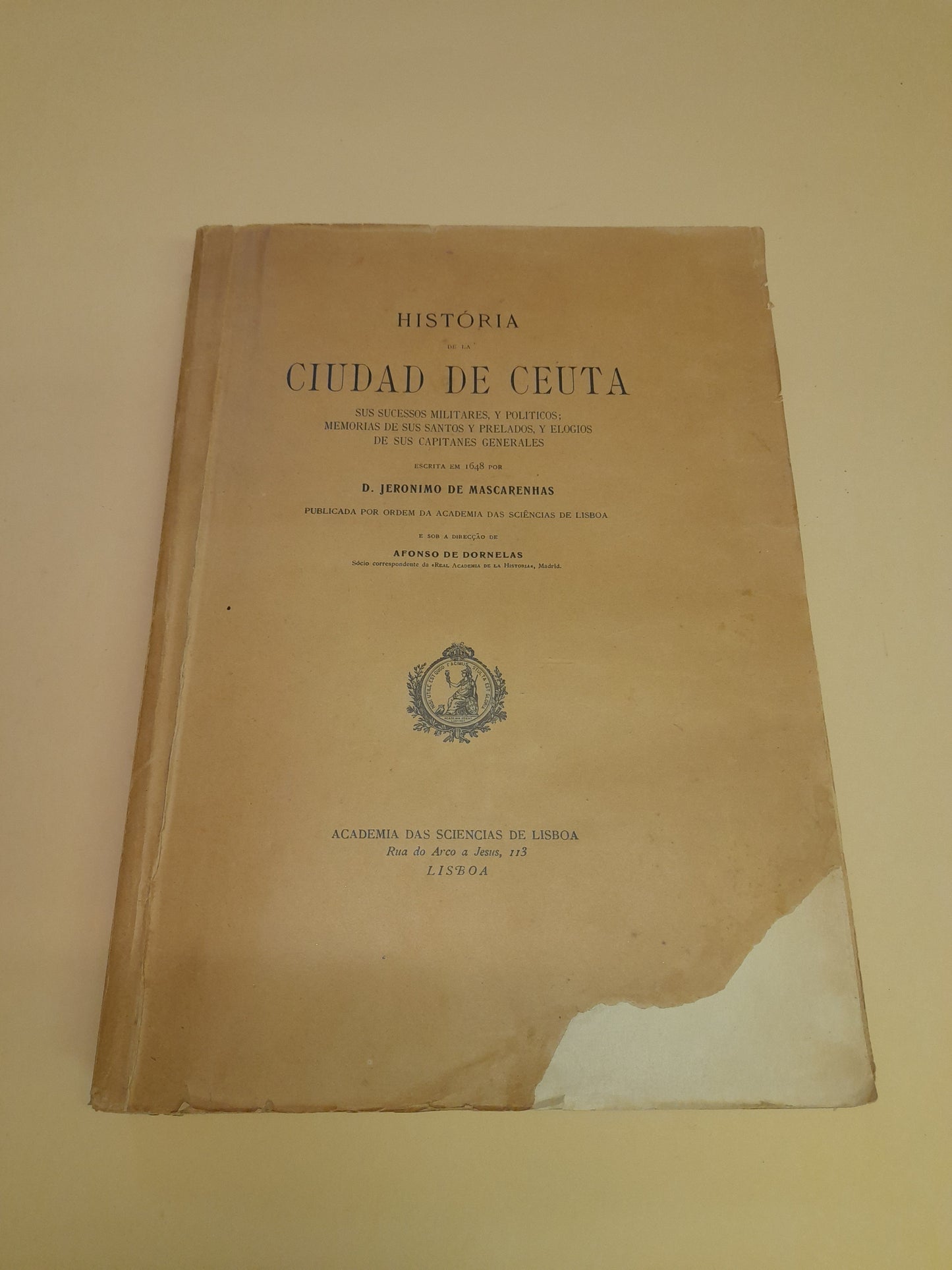 HISTÒRIA DE LA CIUDAD DE CEUTA