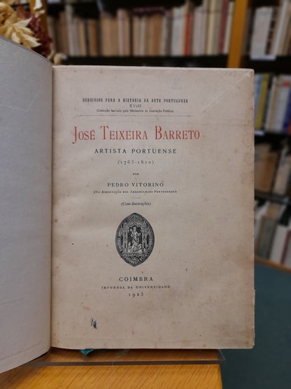 JOSÉ TEIXEIRA BARRETO - ARTISTA PORTUENSE (1763- 1810)