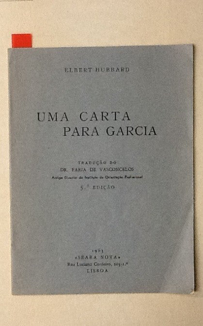 UMA CARTA PARA GARCIA