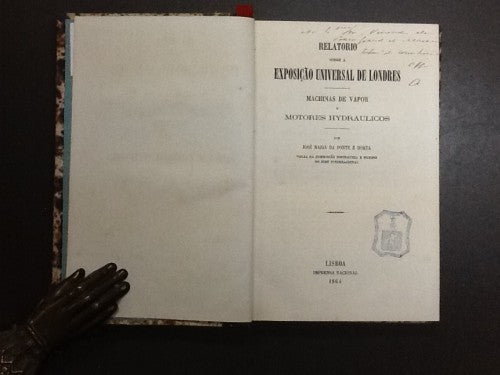 RELATORIO SOBRE A EXPOSIÇÃO UNIVERSAL DE LONDRES