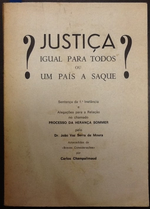 JUSTIÇA !