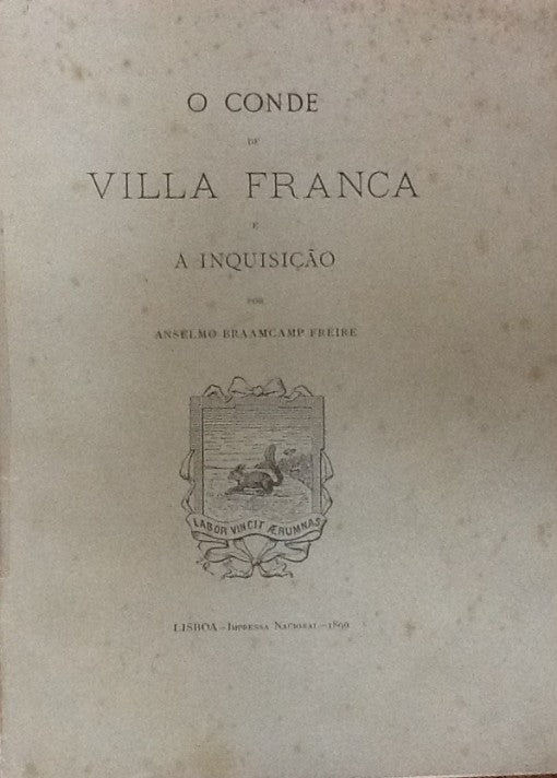 O CONDE DE VILLA FRANCA E A INQUISIÇÃO