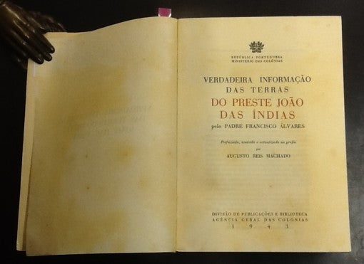 VERDADEIRA INFORMAÇÃO DAS TERRAS DO PRESTE JOÃO DAS ÍNDIAS.