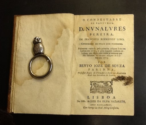 O CONDESTABRE/ DE PORTUGAL./ D. NUNALVRES/ PEREIRA./