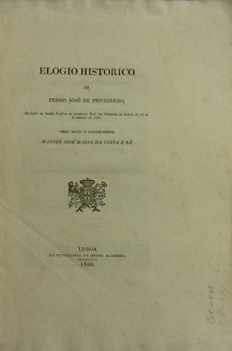 ELOGIO HISTÓRICO
