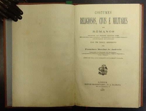 COSTUMES RELIGIOSOS, CIVIS E MILITARES DOS ROMANOS