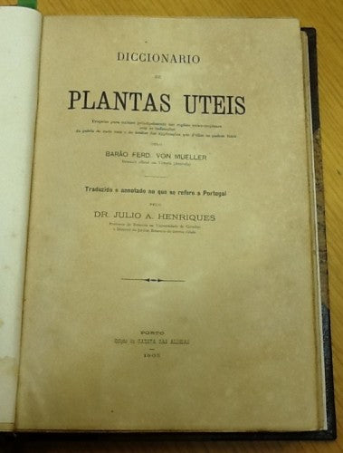 DICCIONARIO DE PLANTAS UTEIS