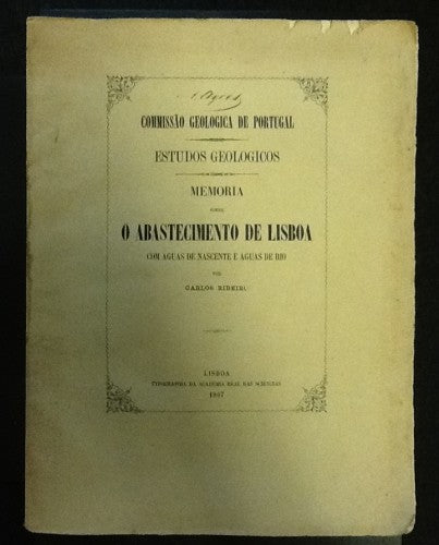 MEMORIA SOBRE O ABASTECIMENTO DE LISBOA