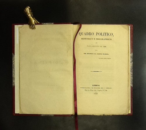 QUADRO POLITICO,/ HISTORICO E BIOGRAPHICO/ DO/ PARLAMENTO DE 1842/