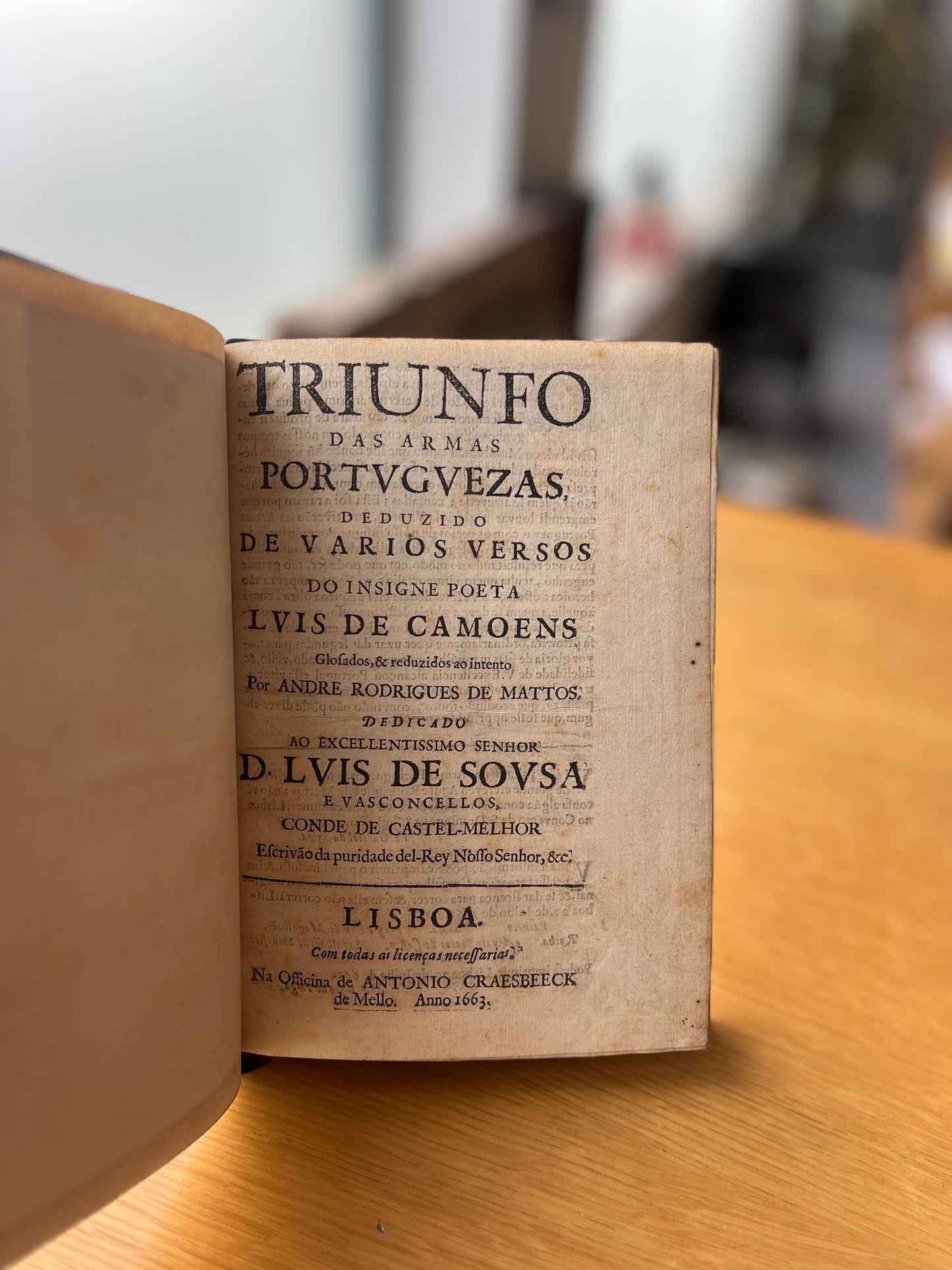 TRIUNFO DAS ARMAS PORTUGUEZAS DEDUZIDO DE VARIOS VERSOS