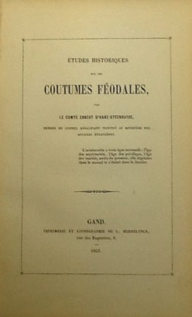 ÉTUDES HISTORIQUES