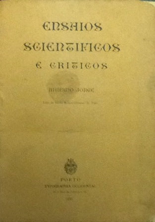 ENSAIOS SCIENTIFICOS E CRITICOS