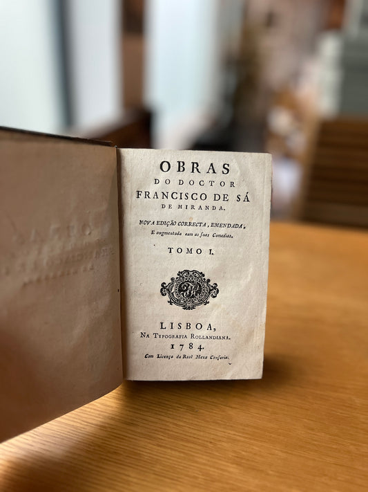 OBRAS DO DOCTOR FRANCISCO DE SÁ DE MIRANDA
