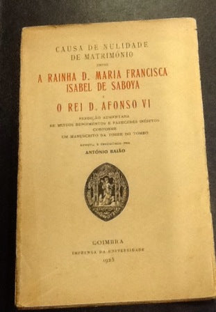 CAUSA DE NULIDADE DE MATRIMÓNIO