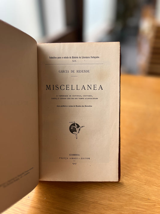 MISCELLANEA E VARIEDADE DE HISTORIAS