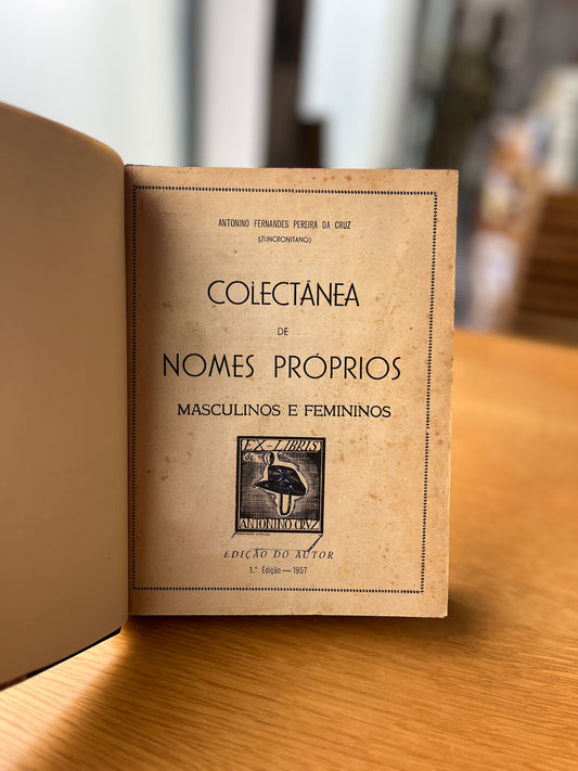 COLECTÂNEA DE NOMES PRÓPRIOS