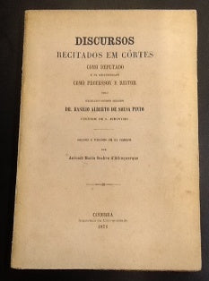 DISCURSOS RECITADOS EM CÔRTES COMO DEPUTADO E NA UNIVERSIDADE