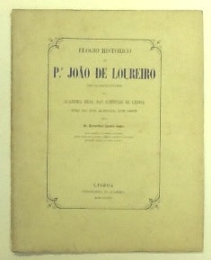 ELOGIO HISTORICO DO PE. JOÃO DE LOUREIRO