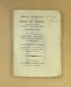OBRAS INEDITAS DE DIOGO DE COUTO