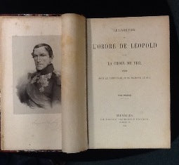 DE L`ORDRE DE LÉOPOLD