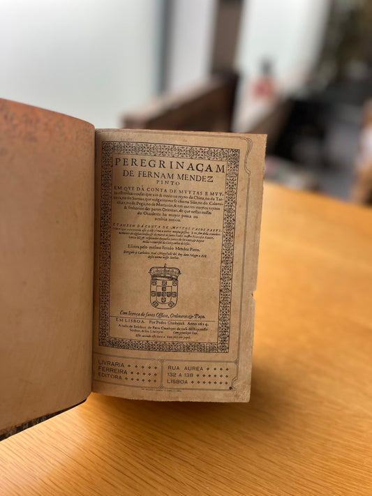 PEREGRINAÇÃO DE FERNÃO MENDES PINTO, 4 VOL./1