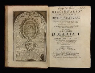 DICCIONARIO/ DOS/ TERMOS TECHNICOS/ DE/ HISTORIA NATURAL/