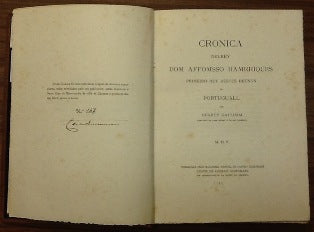 CRONICA DELREY DOM AFFOMSSO HAMRRIQUES