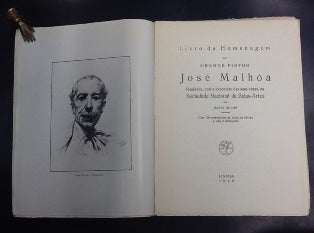 LIVRO DA HOMENAGEM AO GRANDE PINTOR JOSÉ MALHOA